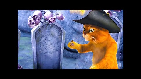 Cat With 9 Lives, Only Has One Left & Sees Life In Different Way #pussinboots #thelastwish