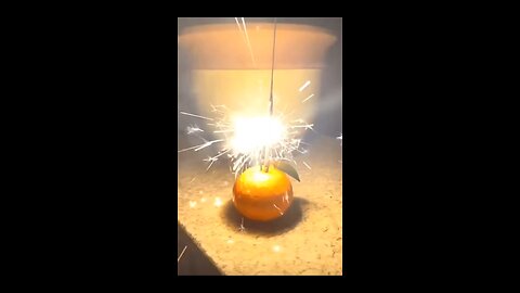 Glowing orange 🍊🍊 Wow #amazing viral video
