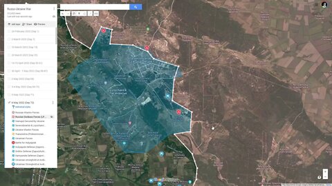 [ Luhansk Front ] Luhansk PR / Russian forces captured Voronove (town south-east of Severodonetsk)