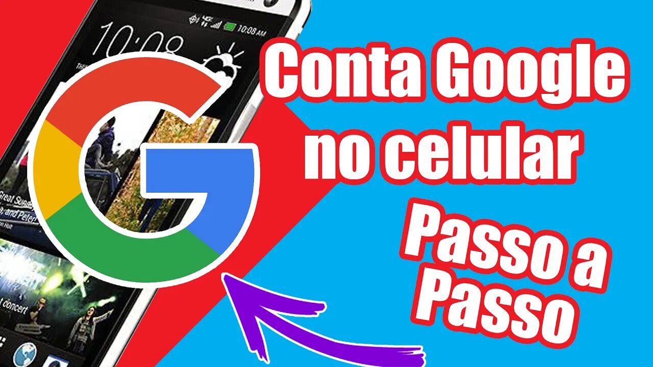 Como usar a conta Google no celular 2020 Passo a passo tutorial