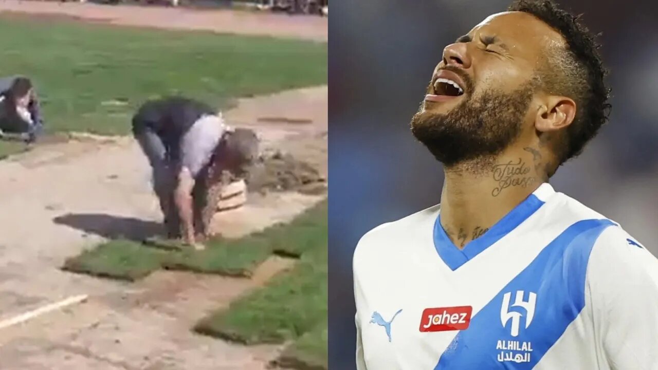"Parece até SACANAGEM!" SE LIGA no ESTADO do GRAMADO que o NEYMAR vai JOGAR pelo Al Hilal!