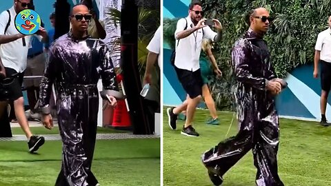 What is he wearing? 🤡