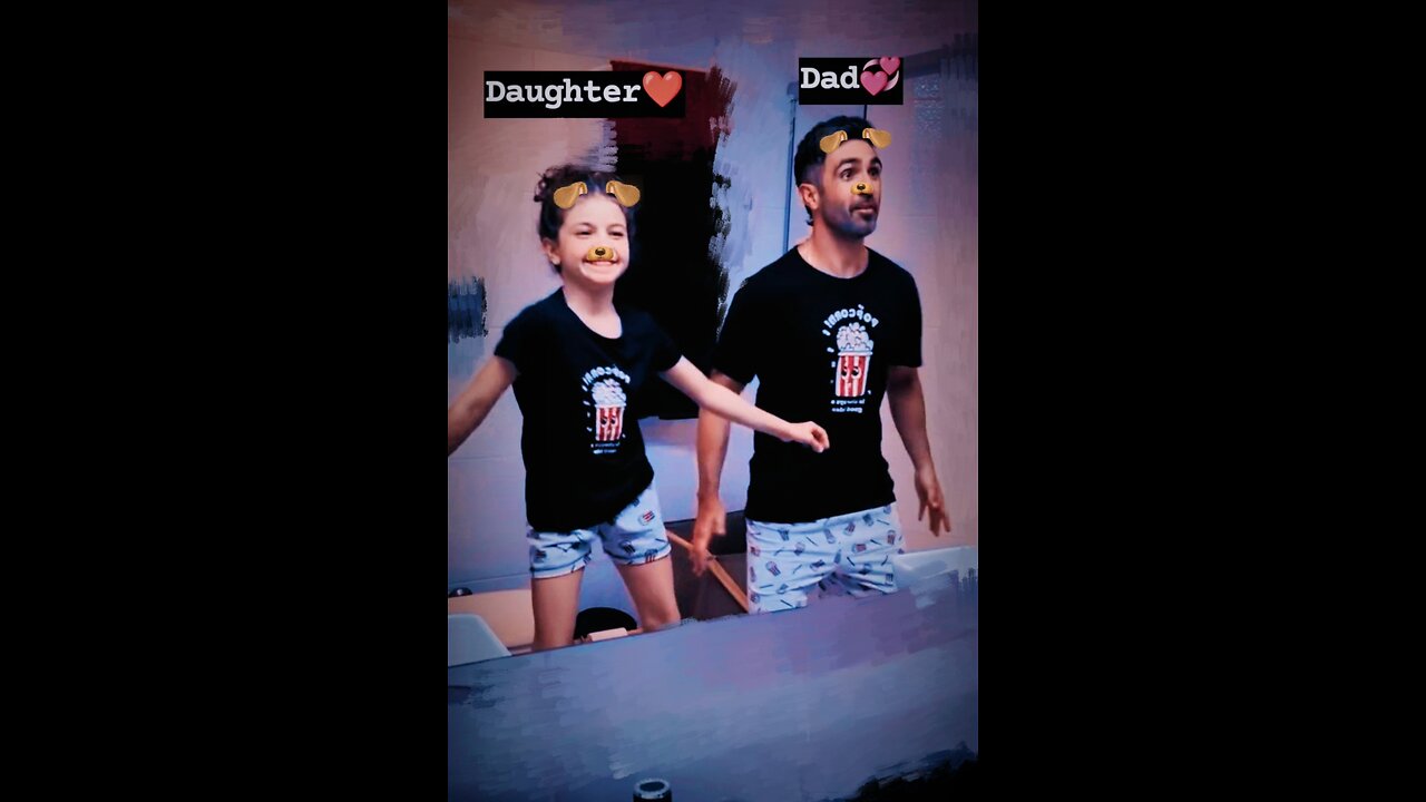 Daughter and Dad love🧿♾️💜