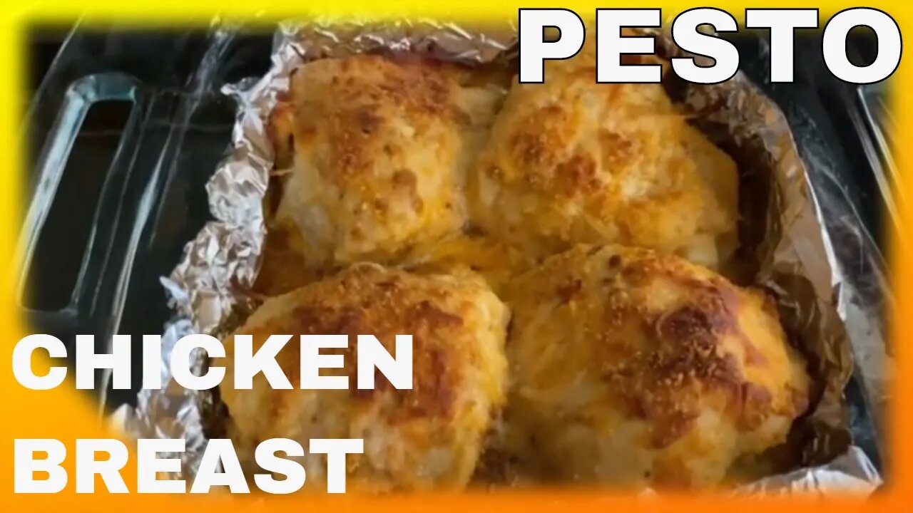 Pesto Parmesan Chicken Breast (5 Minutes Prep time)