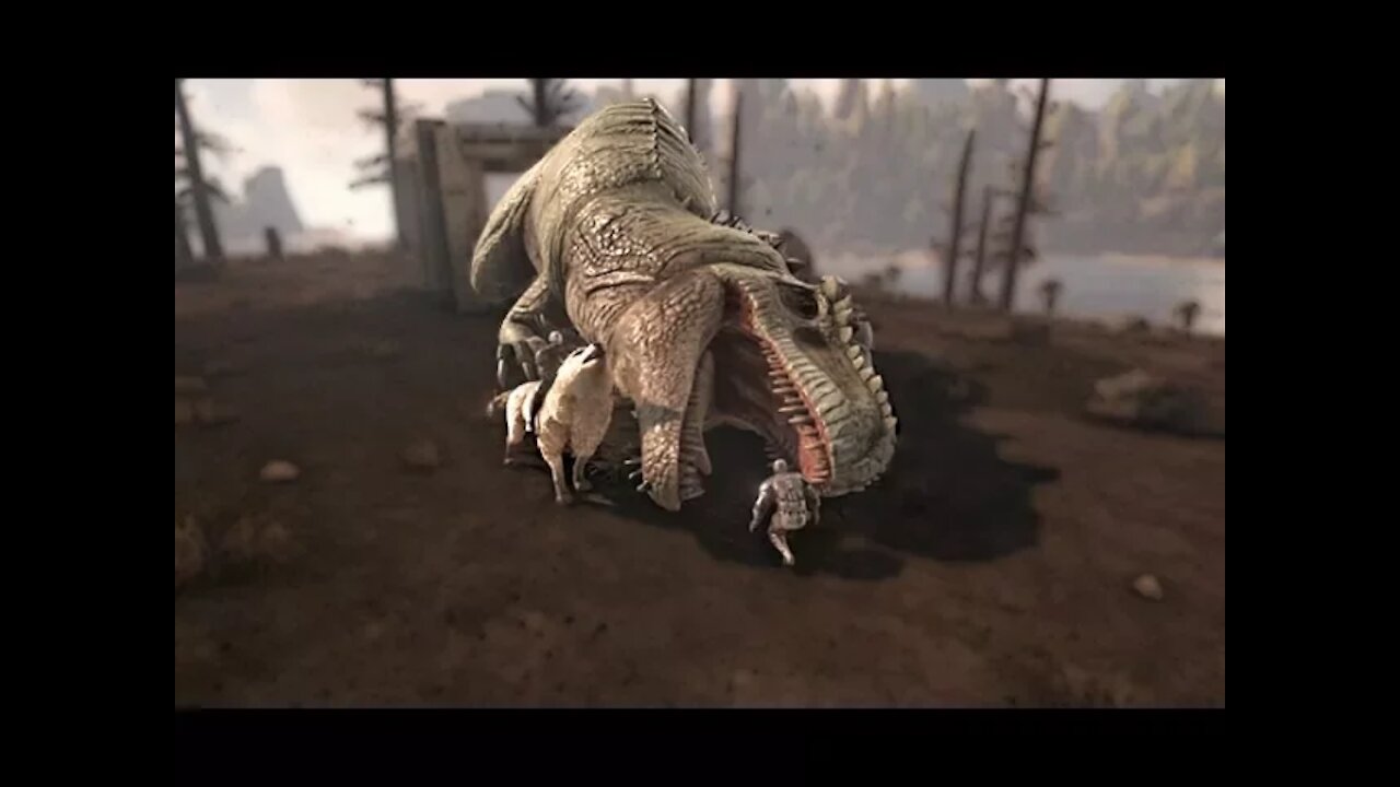 When noobs tame a giga in Ark... [Cinematic]