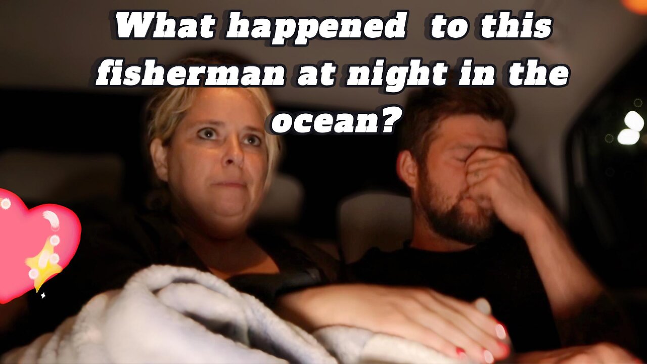 What happened to this fisherman at night in the ocean?