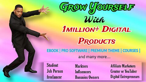 1million+ Ready To Sale Digital Products | Copyright free |