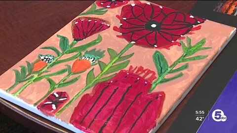 Veteran, cancer survivor discovers hidden art talent