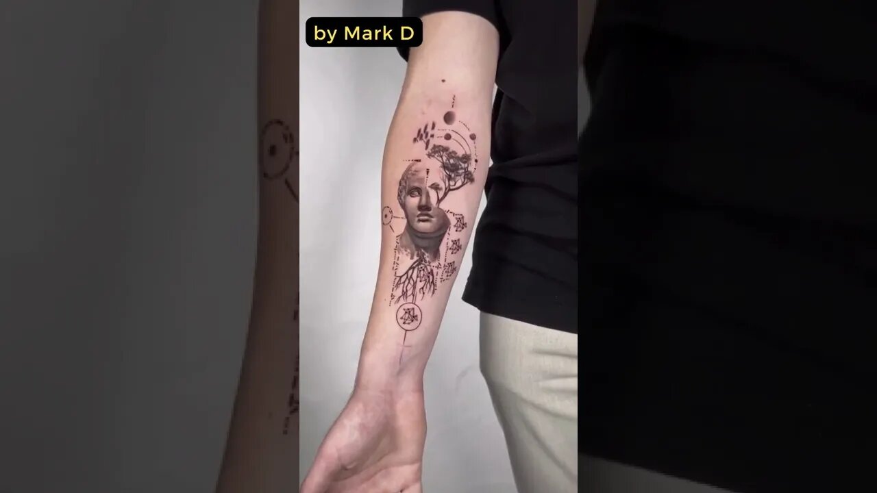 Stunning Tattoo by Mark D #shorts #tattoos #inked #youtubeshorts