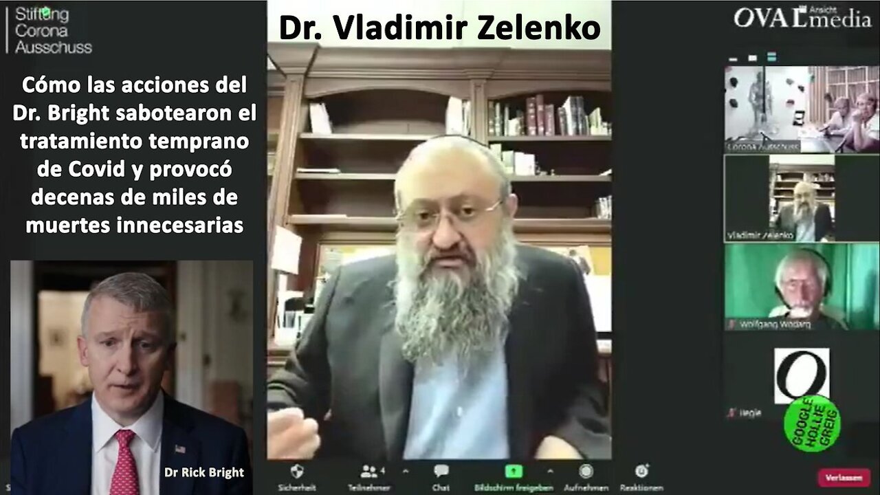 DR ZELENKO: CÓMO SE SABOTEÓ EL TRATAMIENTO TEMPRANO COVID19 CON HYDROXICLOROQUINA