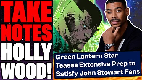 Lanterns Star Aaron Pierre LEADS BY EXAMPLE! | Makes FANTASTIC First Comments! | Green Lantern Show!