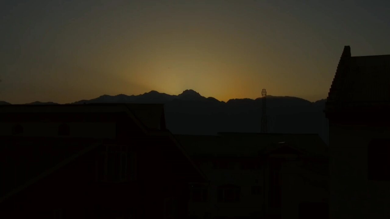 SUNRISE IN KASHMIR ultra 4K HD