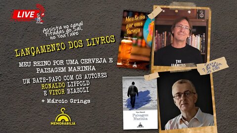 LIVE DE LANÇAMENTO DOS LIVROS MEU REINO POR UMA CERVEJA E PAISAGEM MARINHA