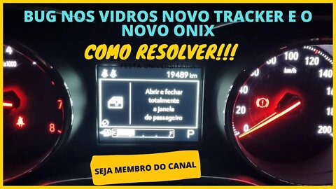 Vidros do Novo Onix e o Novo Tracker não subindo, entenda como resolver!