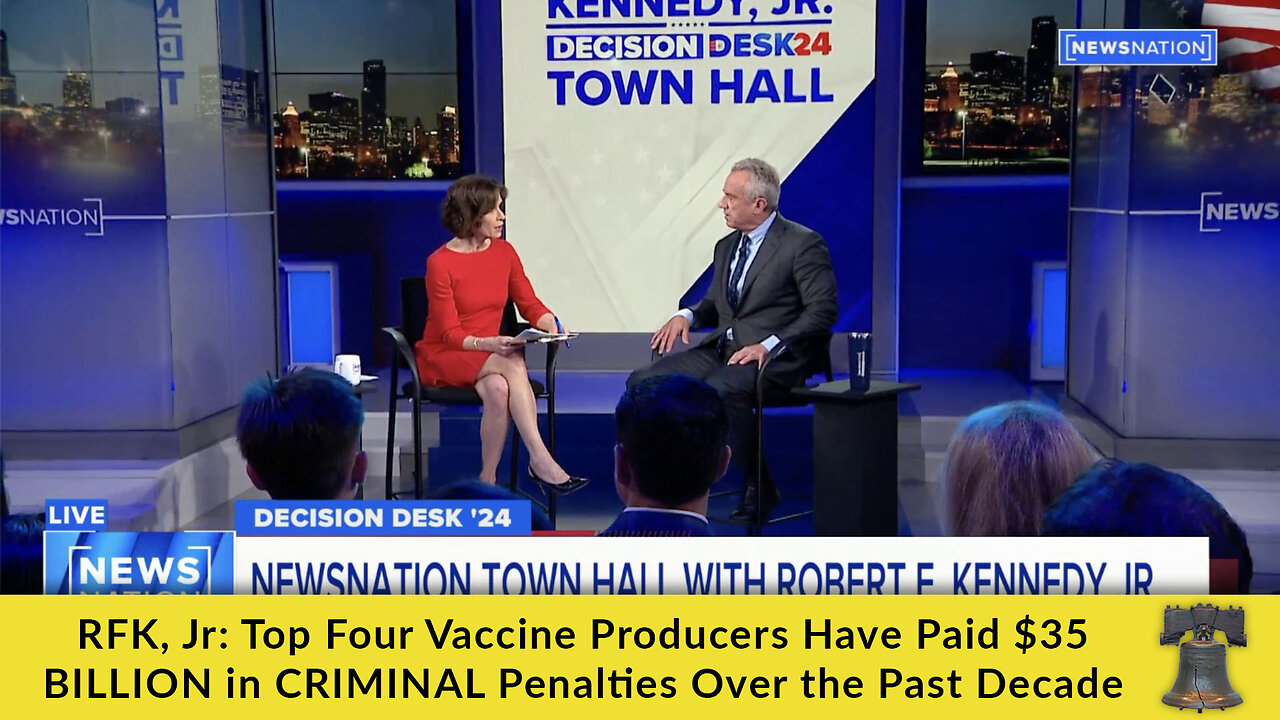 RFK, Jr: Top Four Vaccine Producers Have Paid $35 BILLION in CRIMINAL Penalties Over the Past Decade