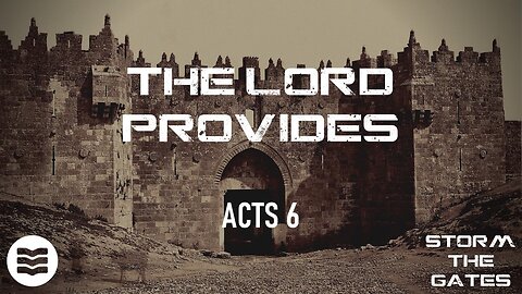 The Lord provides