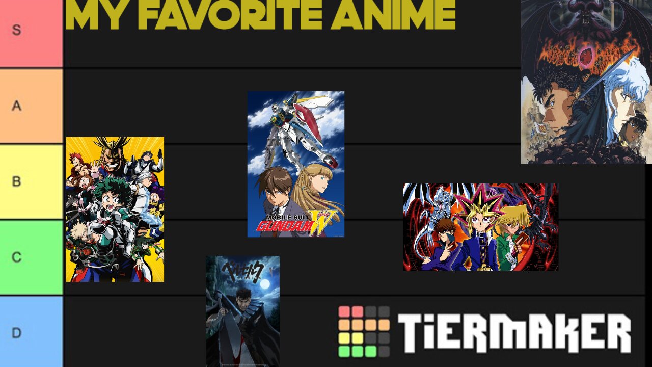 Ranking The Best Anime I've Ever Seen!!! Where Do One Piece and Naruto Rank? (Tier List)