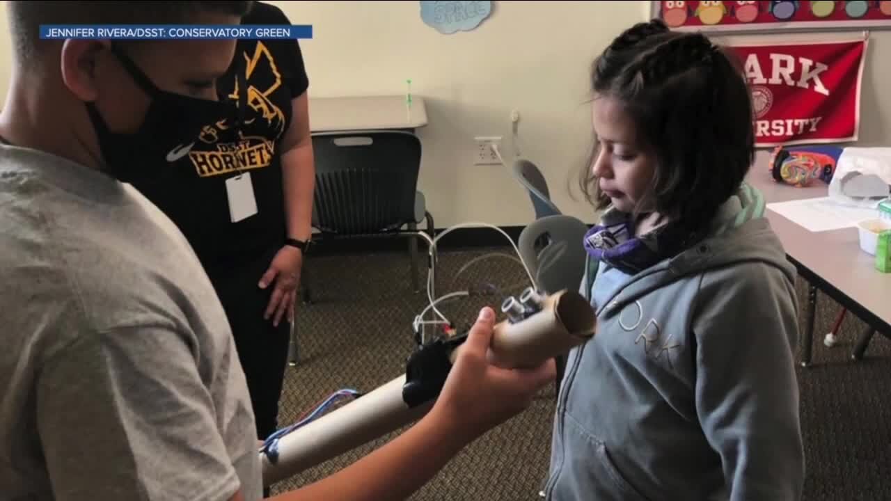 Local 8th grader improves student's cane