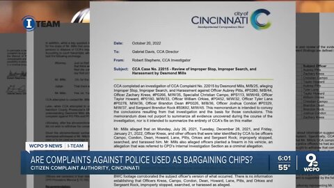 Are complaints against police used as bargaining chips?