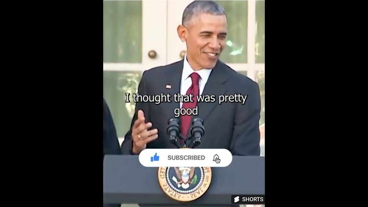 President barack obama cracks some briliant dad jokes -funny moments 🤣