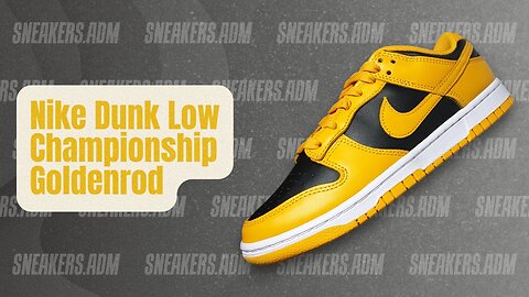 Nike Dunk Low Championship Goldenrod (2021) - DD1391-004 - @SneakersADM