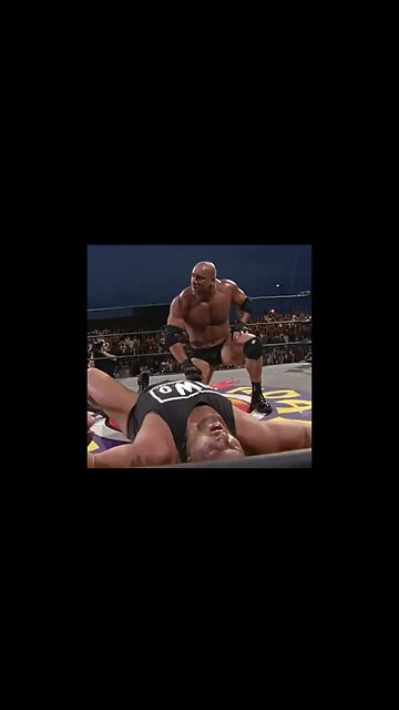 wcw goldberg destroys the giant with the spear and jackhammer #wcw #wcwthunder #wcwmondaynitro