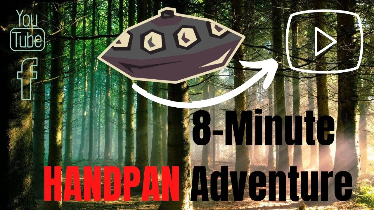 8-Minute HANDPAN Adventure| HANDPAN Music| Yoga Music| Focus Music| Relaxation Music