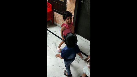 playing children