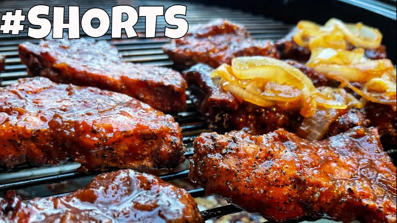 BBQ Country Style Pork Ribs Recipe #Shorts