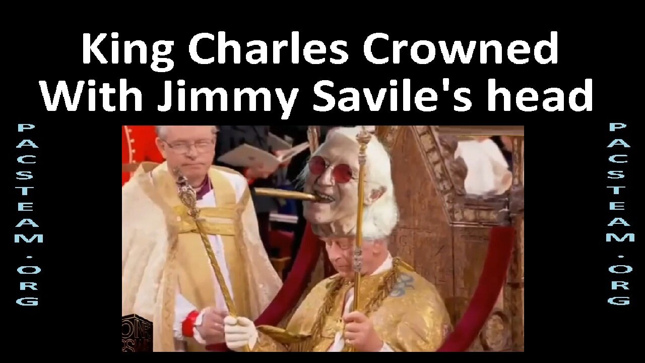 King Charles Crowned With Jimmy Savile's head