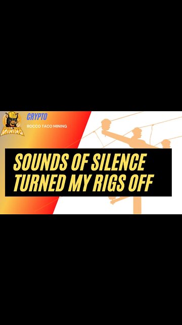 The Crypto Mining Rigs are OFF! #shorts