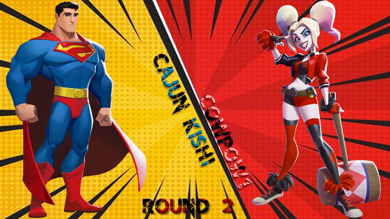 MultiVersus - Cajun Kishi vs CowPow1 (Superman vs Harley Quinn) Round 2