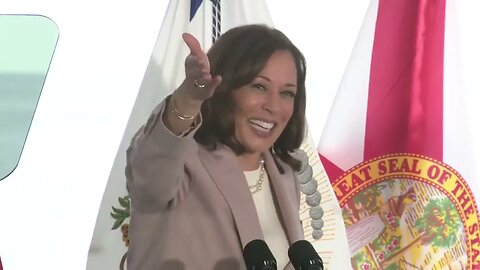 Kamala Harris Makes Little Sense As She Explains "Natural Barriers" During Speech In Miami