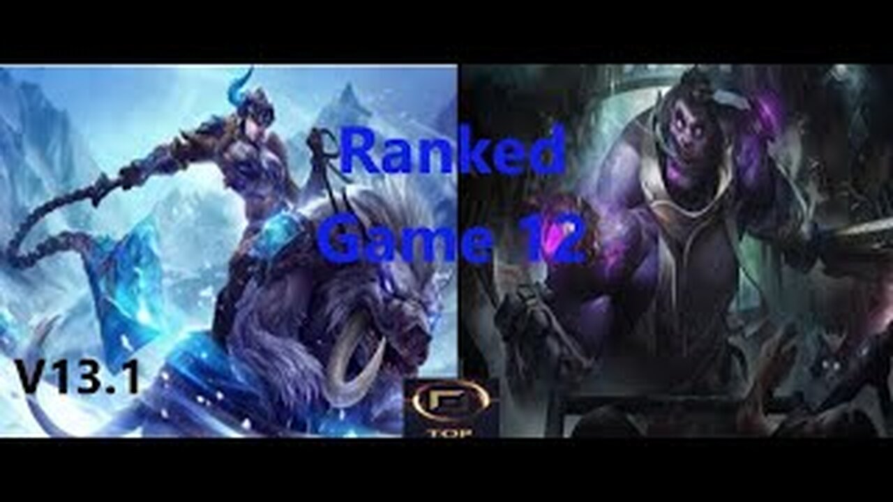 Ranked Game 12 Sejuani Vs Dr Mundo Top League Of Legends V13.1