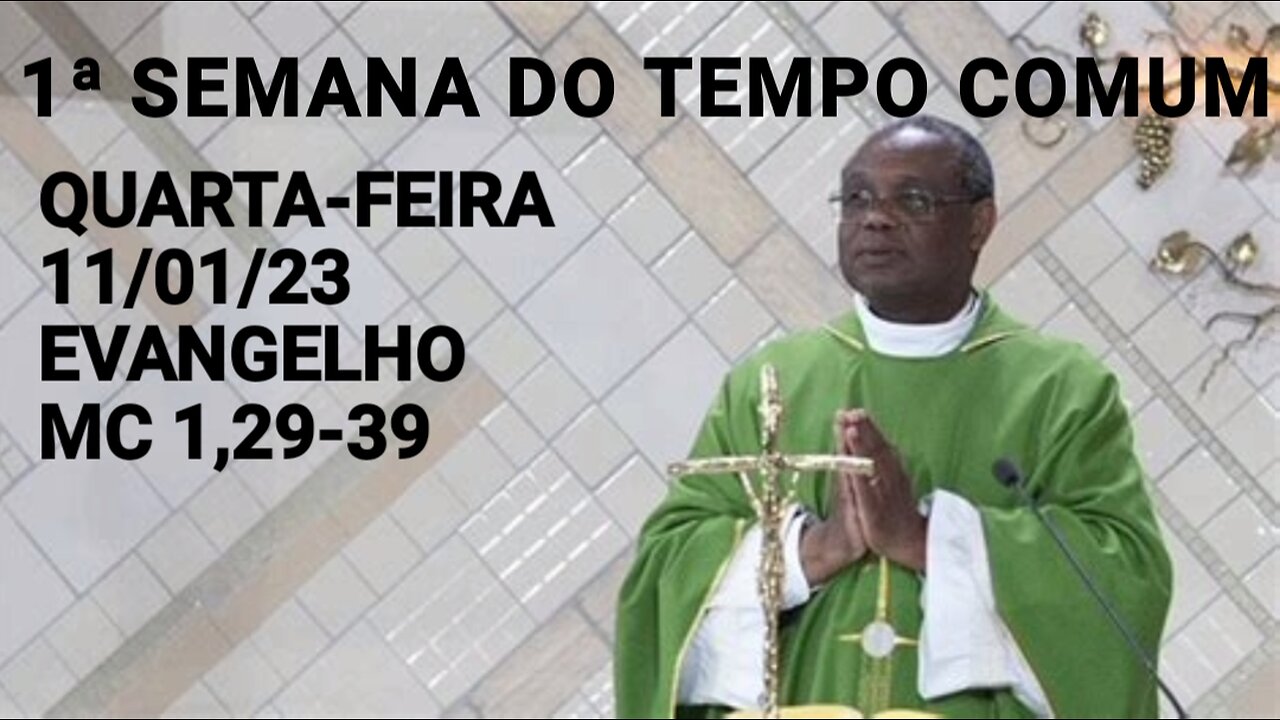 Homilia de Hoje | Padre José Augusto 11/01/23 | Quarta-feira