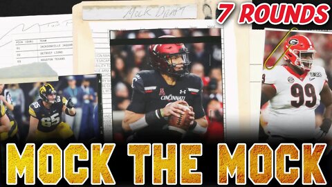 Dane Brugler's 7-Round 2022 NFL Mock Draft | Mock The Mock