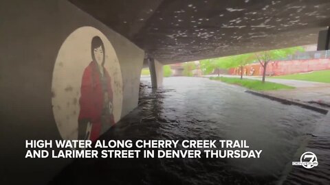 A look at high water along Cherry Creek Trail