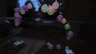 10x10 Balloon Arch - Nightmare