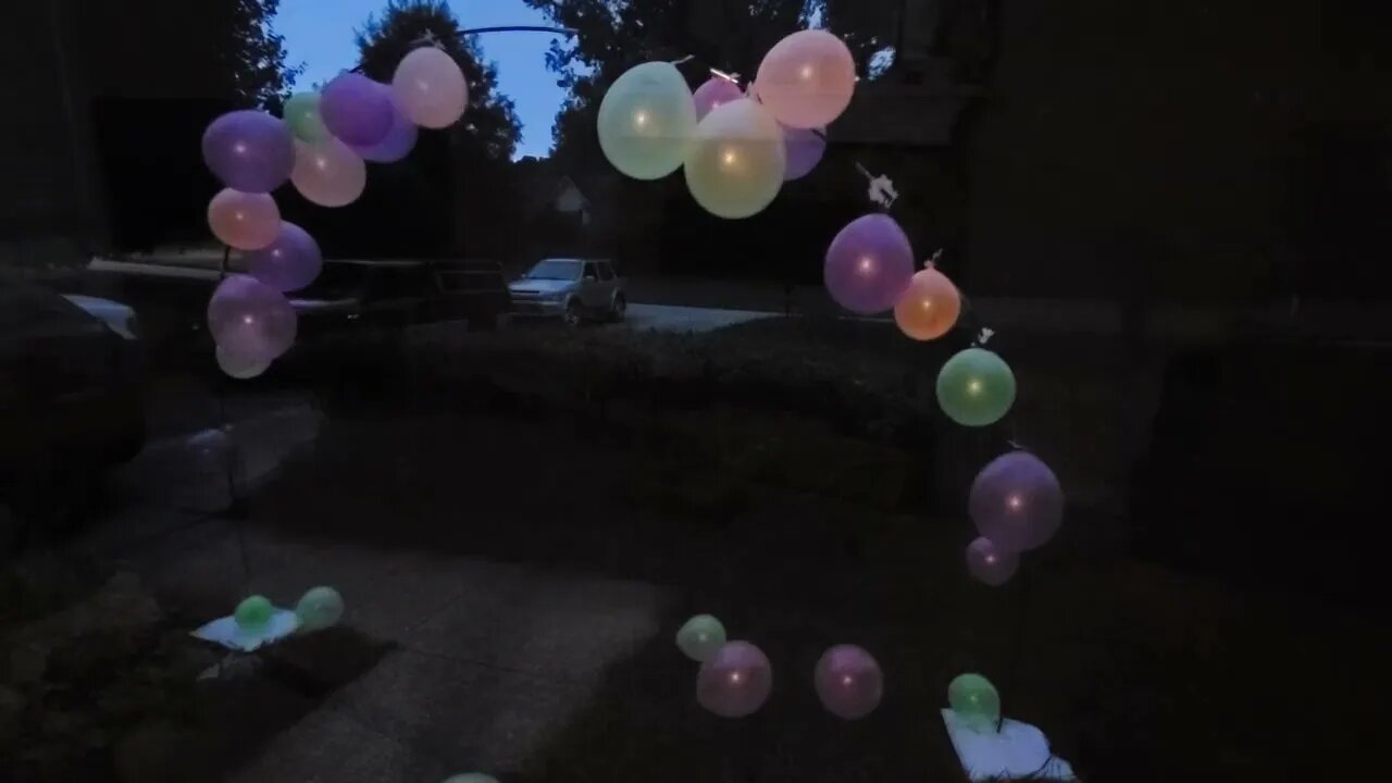 10x10 Balloon Arch - Nightmare