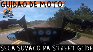 Guidão de moto: Seca SUVACO na STREET GLIDE. Varejeira de Guidão NOVO