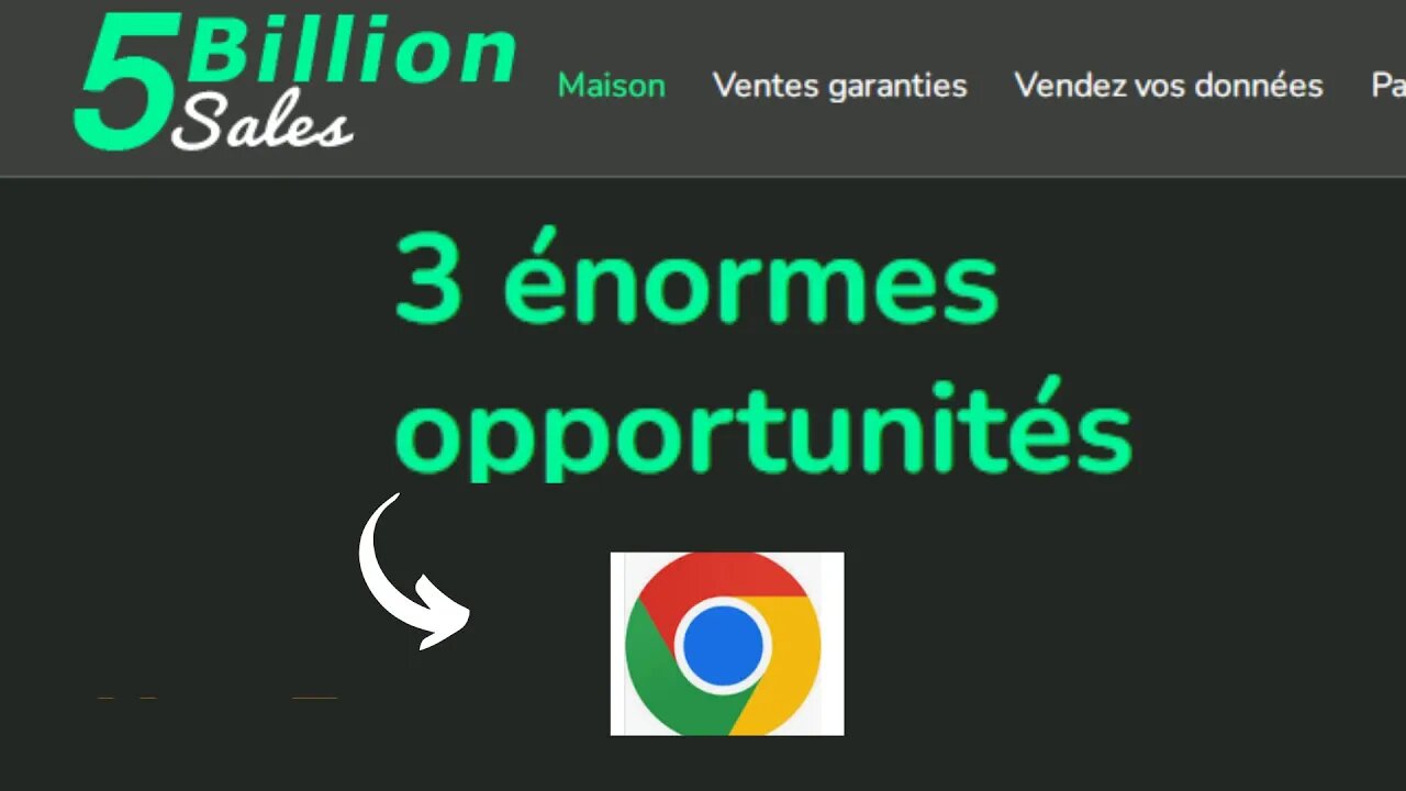 Gagner de l'argent avec google chrome navigateur affiliation revenus passifs