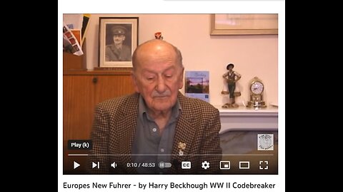 Harry Beckhough: Hero of the English telling you the truth.