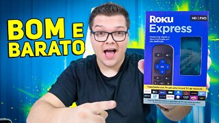 Roku Express | O MELHOR STREAMING CUSTO BENEFÍCIO!