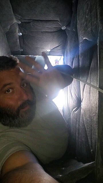 Crawling into ducts like a movie!