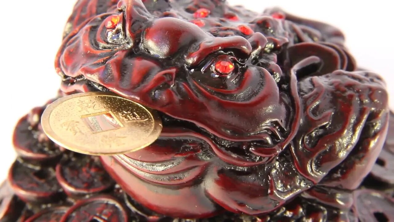 Feng Shui Frog symbolizing riches and prosperity