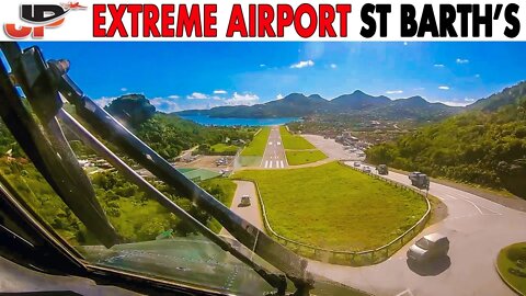 EXTREME AIRPORT Cockpit Landing ST BARTH'S Runway 10 & 28