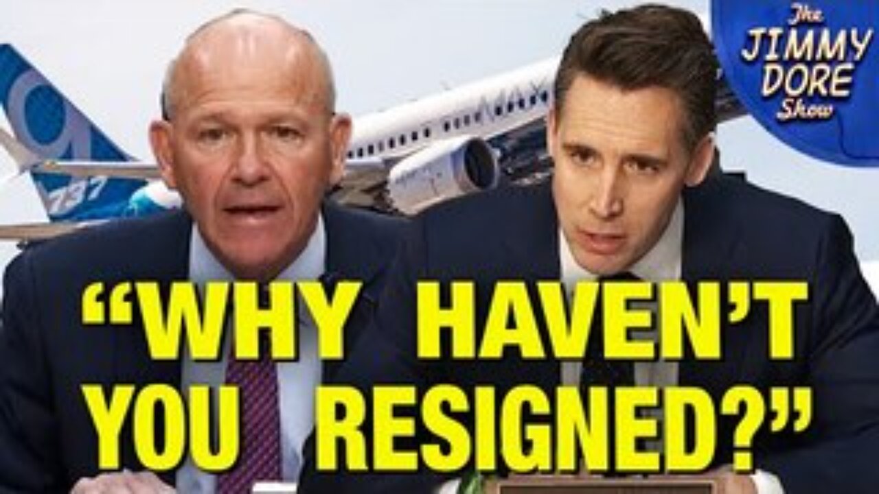 Boeing CEO DESTROYED By Senator Josh Hawley!