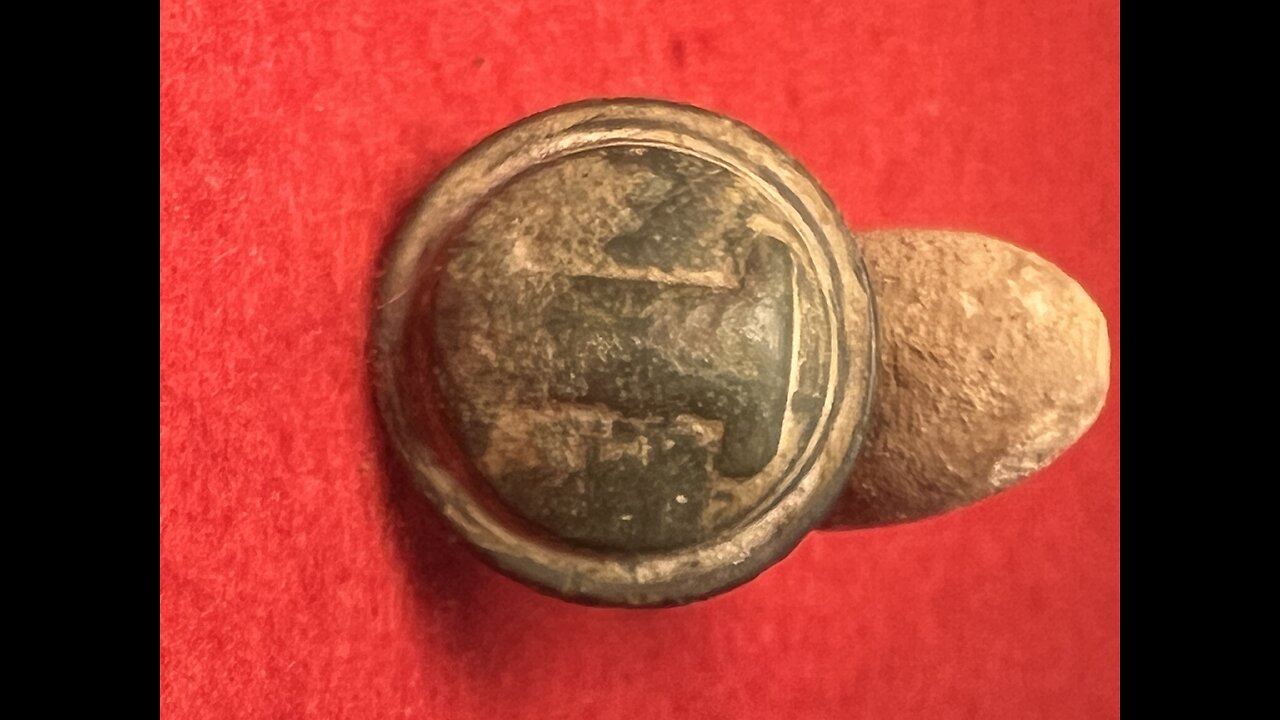 Confederate Block I Button