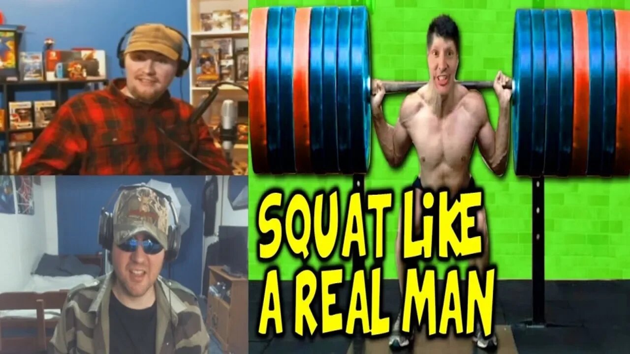 How To Do Squats LIKE A REAL MAN - Workout Humor REACTION!! *ADULTS ONLY*