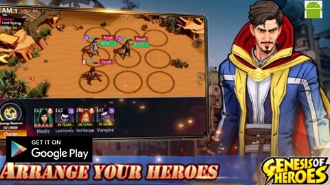 Genesis of Heroes - GamePlay - for Android